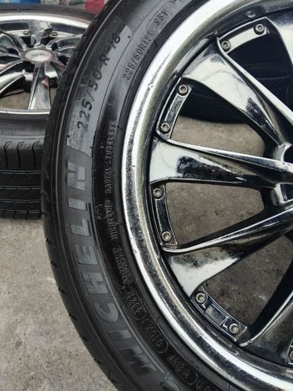 ล้อ naya ขอบ 18 5 รู 114 พร้อมยางมิชลินปี 21 รูปที่ 5