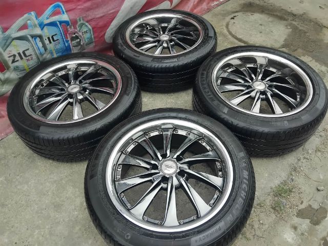 ล้อ naya ขอบ 18 5 รู 114 พร้อมยางมิชลินปี 21