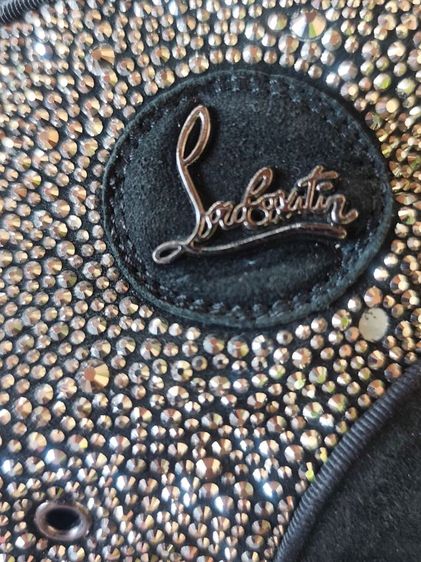  รองเท้าผ้าใบหุ้มข้อสูง Christian Louboutin รุ่น Louis Strass  48 31cm. รูปที่ 8