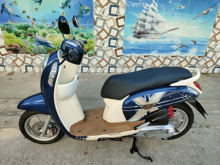 🛵ยังไงก็ขาย SCOOPY-i ปี 56 เครื่องดี สีสวย สตาร์ทมือ(ท่อดัง) เล่มชุดโอนครบ+เปลี่ยนถ่ายน้ำมันเครื่องฟรี ส่งฟรี30 ก.ม รูปที่ 2
