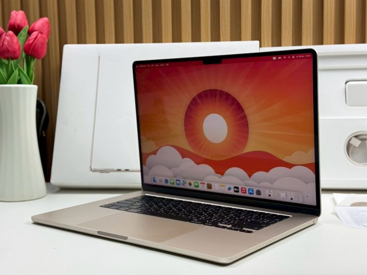 MacBook Air 15-inch M2 2023 Ram8GB SSD256GB Starlight  รูปที่ 2