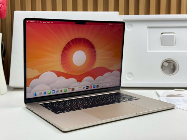 MacBook Air 15-inch M2 2023 Ram8GB SSD256GB Starlight  รูปที่ 3