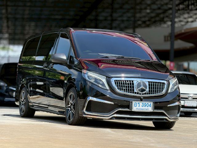 Mercedes-Benz V-Class 2022 Vito ดีเซล เกียร์อัตโนมัติ ดำ รูปที่ 3