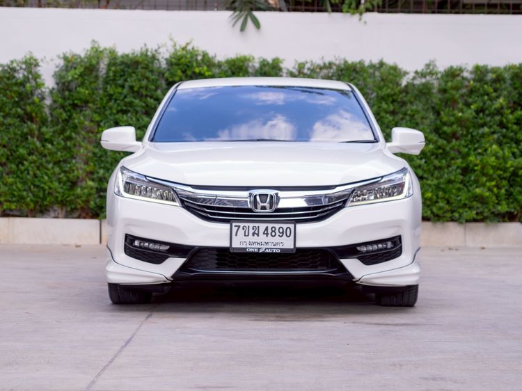 Honda Accord 2016 2.0 EL Sedan เบนซิน ไม่ติดแก๊ส เกียร์อัตโนมัติ ขาว รูปที่ 2