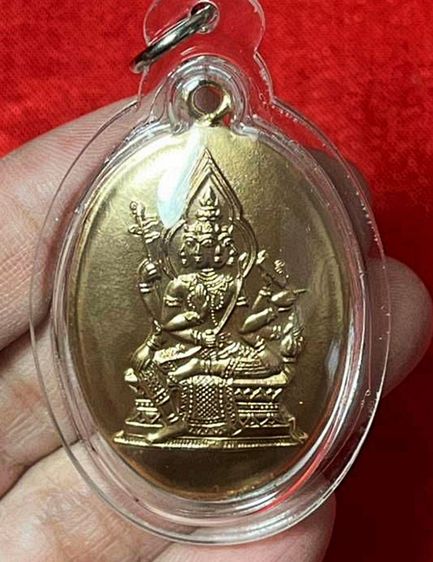 พระพรหมเก่าเลี่ยมกรอบเก่า