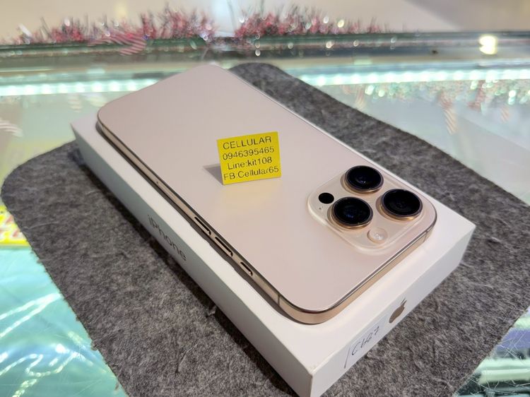 iPhone 16 Pro Max 512GB สภาพสวย(จอมีรอยข่วน) เครื่องไทย ครบกล่อง รูปที่ 5