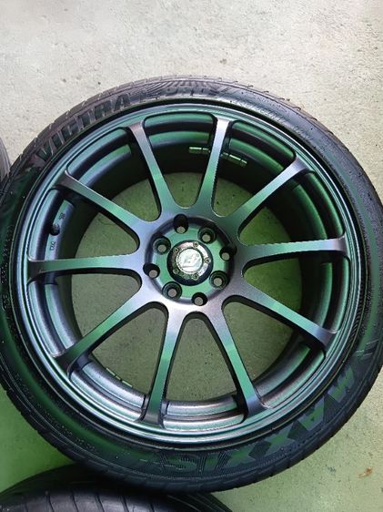 ล้อADVAN Rs ขอบ17เก๋ง4รู100-114 พร้อมยาง รูปที่ 2