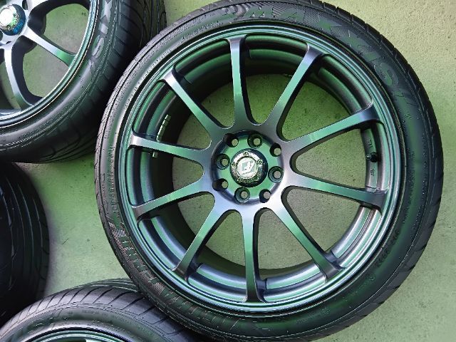 ล้อADVAN Rs ขอบ17เก๋ง4รู100-114 พร้อมยาง รูปที่ 5