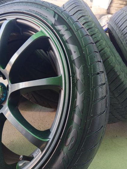ล้อADVAN Rs ขอบ17เก๋ง4รู100-114 พร้อมยาง รูปที่ 8