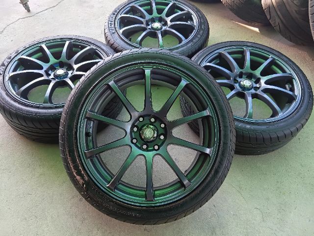 ล้อADVAN Rs ขอบ17เก๋ง4รู100-114 พร้อมยาง รูปที่ 18