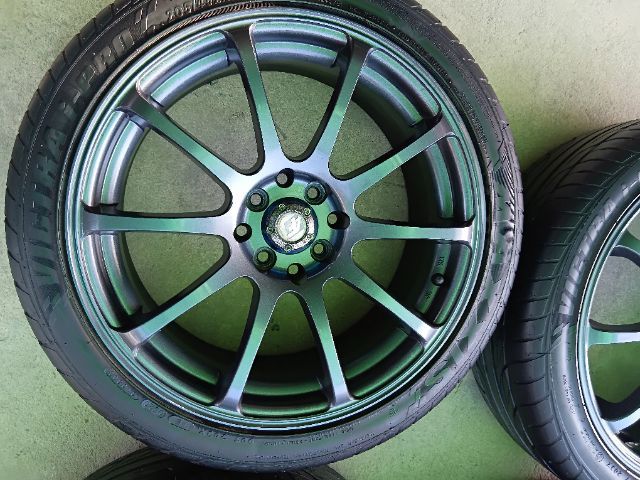 ล้อADVAN Rs ขอบ17เก๋ง4รู100-114 พร้อมยาง รูปที่ 4