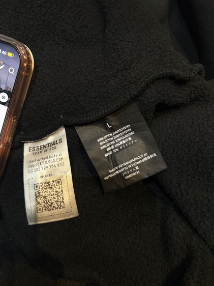 essentials hoodie fw24 sizeL รูปที่ 3