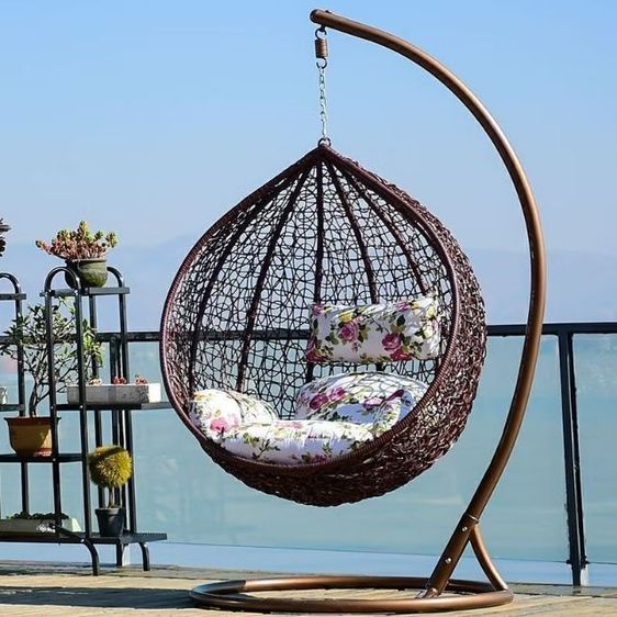 เก้าอี้ตกแต่งสวนหรือคาเฟ่ eggchair รูปที่ 5