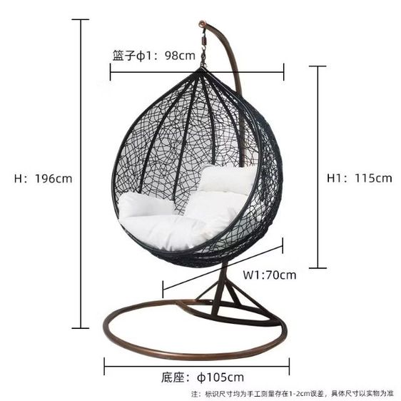 เก้าอี้ตกแต่งสวนหรือคาเฟ่ eggchair รูปที่ 4