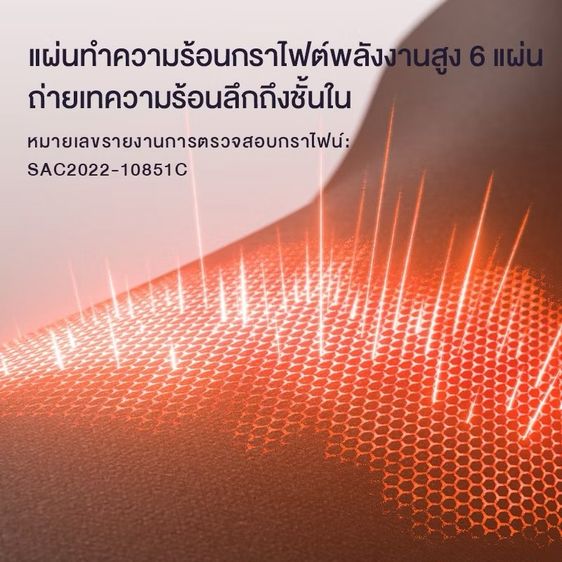 ULucky TD01 เครื่องนวดหน้าท้อง, เข็มขัดทําความร้อนพร้อมเทอร์โมบําบัด, บรรเทาอาการปวดประจําเดือน รูปที่ 10