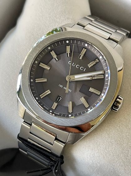 GUCCI GG2570 41 mm Dark Gray Dial Quartz Men’s Watch Swiss Watch YA142301 รูปที่ 4