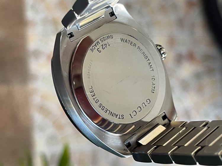 GUCCI GG2570 41 mm Dark Gray Dial Quartz Men’s Watch Swiss Watch YA142301 รูปที่ 15