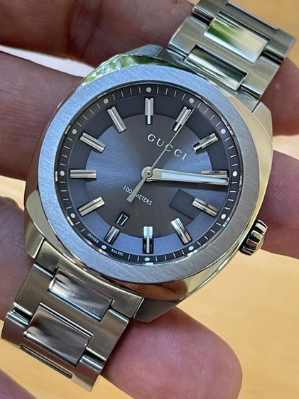 GUCCI GG2570 41 mm Dark Gray Dial Quartz Men’s Watch Swiss Watch YA142301 รูปที่ 11