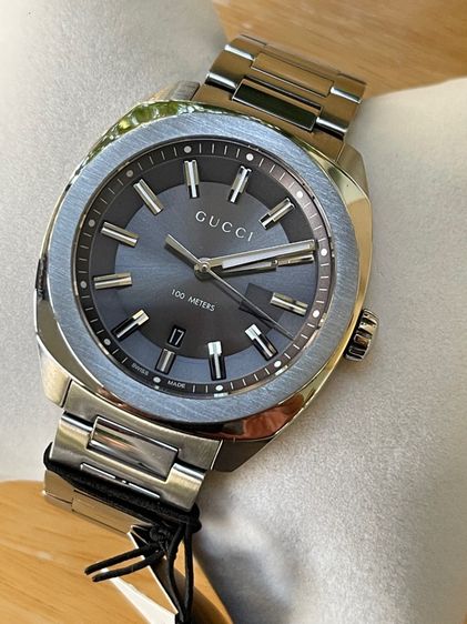 GUCCI GG2570 41 mm Dark Gray Dial Quartz Men’s Watch Swiss Watch YA142301 รูปที่ 6