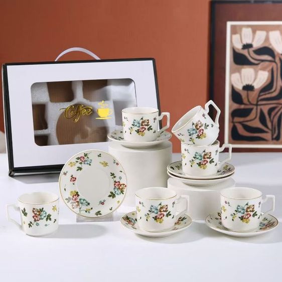 ชุดกาแฟ 6 ที่ รูปที่ 3