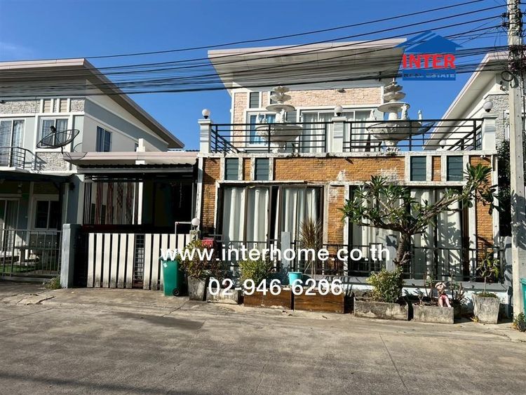 มีบางส่วน บ้านแฝด 2 ชั้น 35 ตร.ว. หมู่บ้านฟลอร่าวิลล์ ศรีนครินทร์ - เทพารักษ์ ซอยทรัพย์พัฒนา ถนนศรีนครินทร์ ถนนเทพารักษ์96 เมืองสมุทรปราการ สมุทรปรากา รูปที่ 4