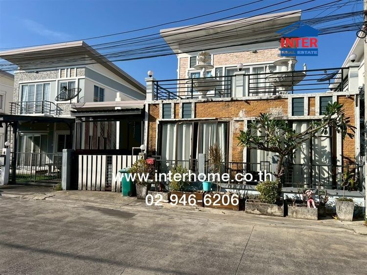 มีบางส่วน บ้านแฝด 2 ชั้น 35 ตร.ว. หมู่บ้านฟลอร่าวิลล์ ศรีนครินทร์ - เทพารักษ์ ซอยทรัพย์พัฒนา ถนนศรีนครินทร์ ถนนเทพารักษ์96 เมืองสมุทรปราการ สมุทรปรากา รูปที่ 3