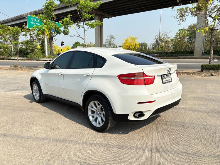 BMW X6 2012 3.0 xDrive30d 4WD Utility-car ดีเซล ไม่ติดแก๊ส เกียร์อัตโนมัติ ขาว รูปที่ 4