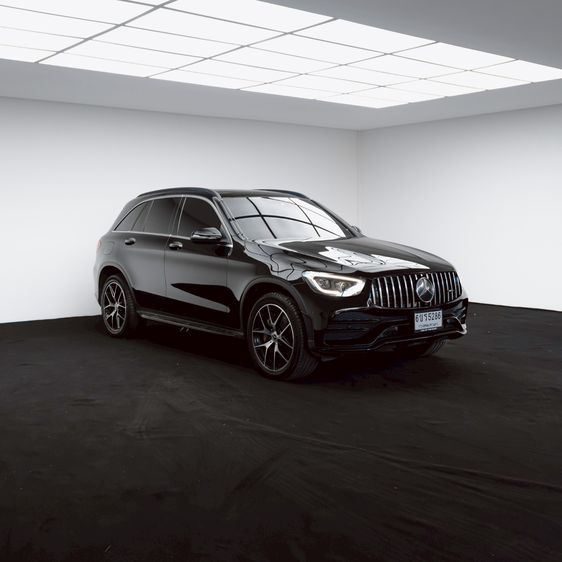 Mercedes-Benz GLC-Class 2020 GLC300e Utility-car ปลั๊กอินไฮบริด (PHEV) ไม่ติดแก๊ส เกียร์อัตโนมัติ ดำ รูปที่ 2