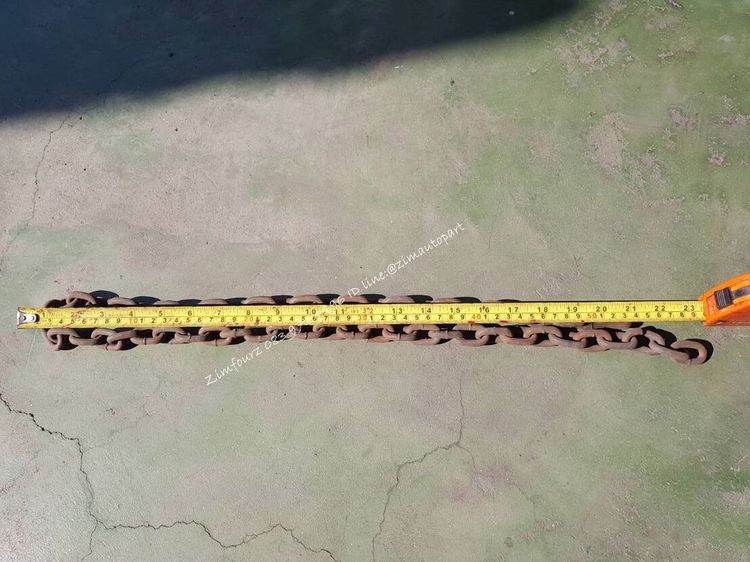 โซ่เหล็ก 1เมตร ข้อ 4มิล สภาพสวย รูปที่ 2