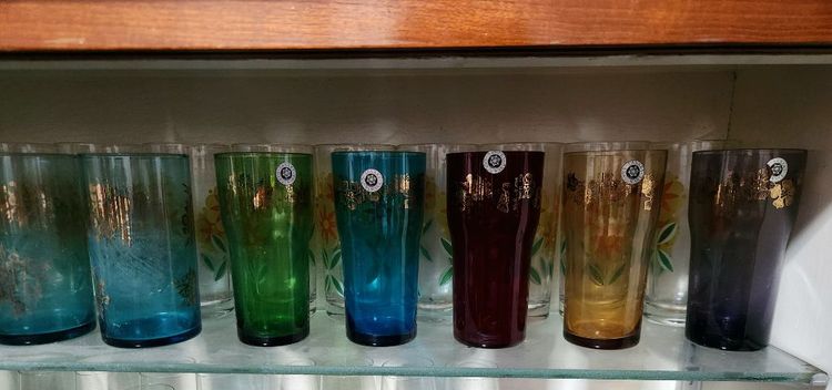 ชุดแก้วโบราณ ยี่ห้อ Sasaki Japan รูปที่ 2