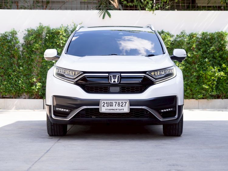 Honda CR-V 2021 1.6 DT EL 4WD Utility-car ดีเซล ไม่ติดแก๊ส เกียร์อัตโนมัติ ขาว รูปที่ 2