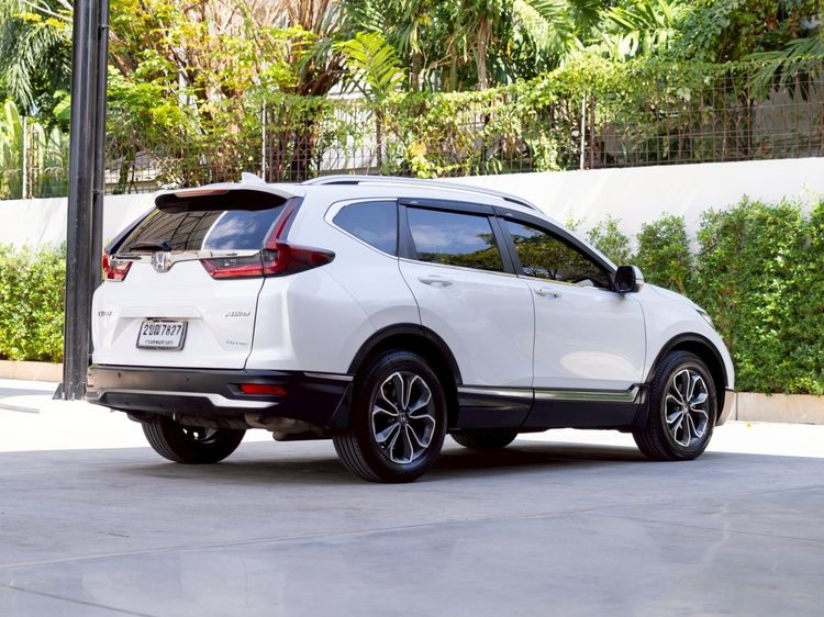 Honda CR-V 2021 1.6 DT EL 4WD Utility-car ดีเซล ไม่ติดแก๊ส เกียร์อัตโนมัติ ขาว รูปที่ 4
