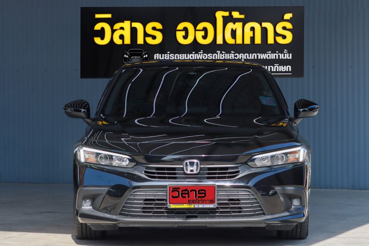 Honda Civic 2021 1.5 Turbo EL+ Sedan เบนซิน ไม่ติดแก๊ส เกียร์อัตโนมัติ ดำ รูปที่ 2