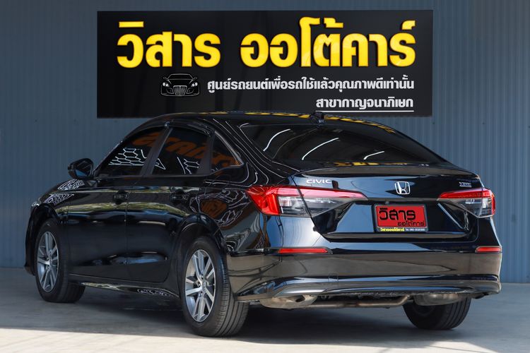 Honda Civic 2021 1.5 Turbo EL+ Sedan เบนซิน ไม่ติดแก๊ส เกียร์อัตโนมัติ ดำ รูปที่ 4