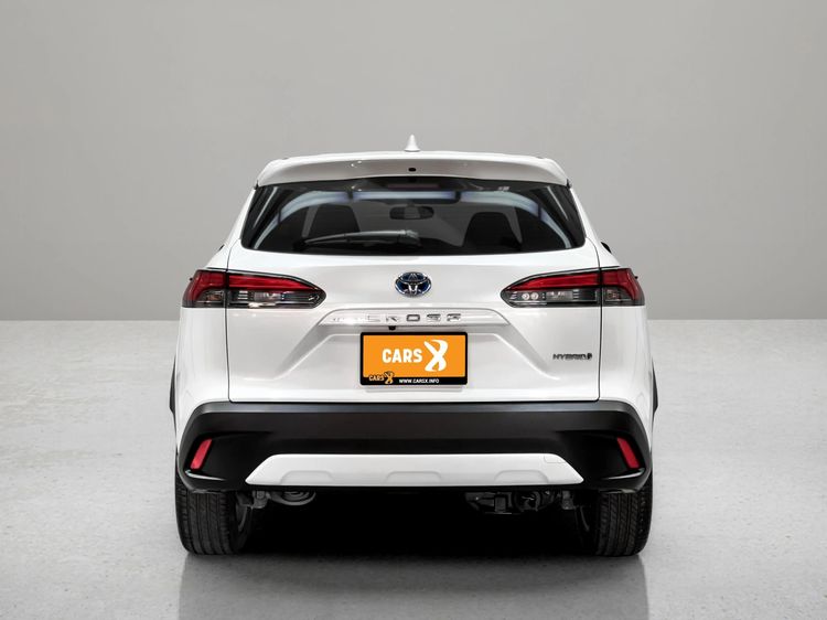 Toyota Corolla Cross 2021 1.8 Hybrid Premium Sedan ไฮบริด ไม่ติดแก๊ส เกียร์อัตโนมัติ ขาว รูปที่ 4