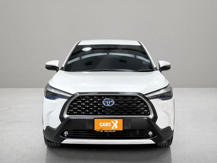 Toyota Corolla Cross 2021 1.8 Hybrid Premium Sedan ไฮบริด ไม่ติดแก๊ส เกียร์อัตโนมัติ ขาว รูปที่ 3