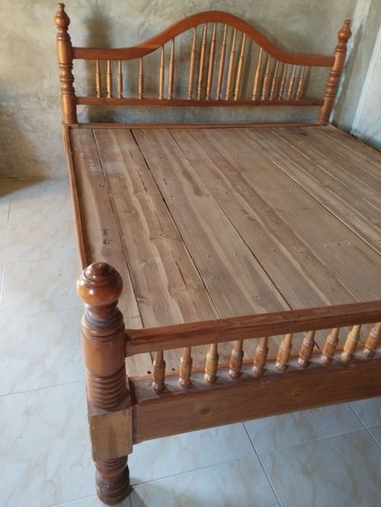 เตียงไม้สัก6ฟุต รูปที่ 2