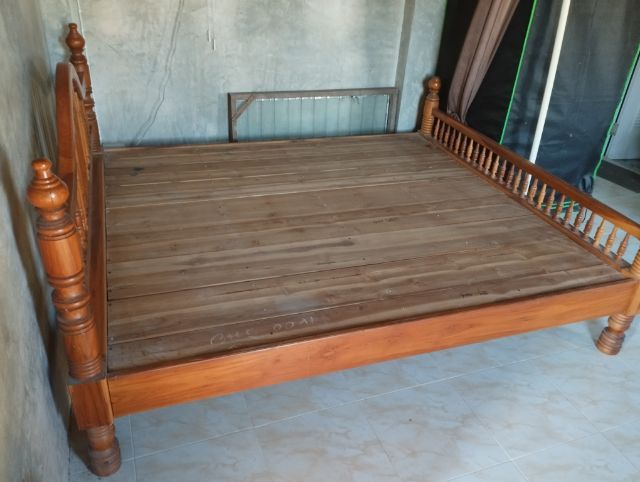 เตียงไม้สัก6ฟุต รูปที่ 5