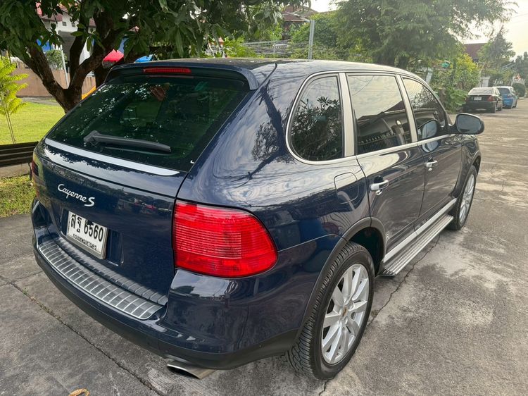Porsche Cayenne 2004 4.5 S 4WD Utility-car เบนซิน ไม่ติดแก๊ส เกียร์อัตโนมัติ น้ำเงิน รูปที่ 4