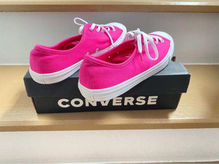 ชมพู ผ้าใบ รองเท้าผ้าใบ ขนาดอื่น ๆ CONVERSE ALL STAR DAINTY GS OX PINK