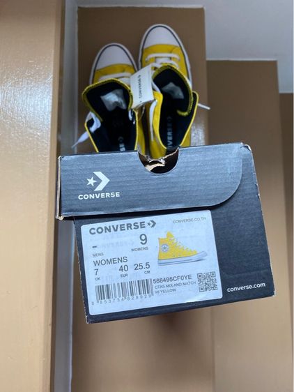 CONVERSE  ctas mix and match hi yellow รูปที่ 12