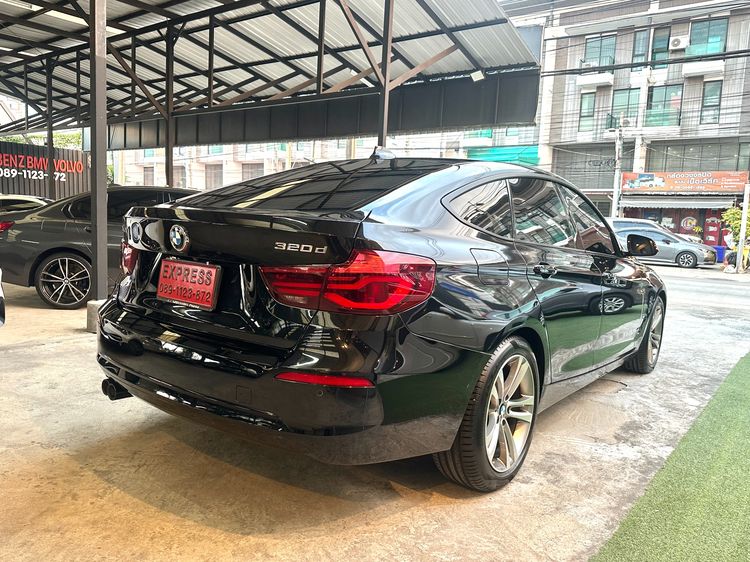 BMW Series 3 2020 320d Sedan ดีเซล ไม่ติดแก๊ส เกียร์อัตโนมัติ ดำ รูปที่ 2