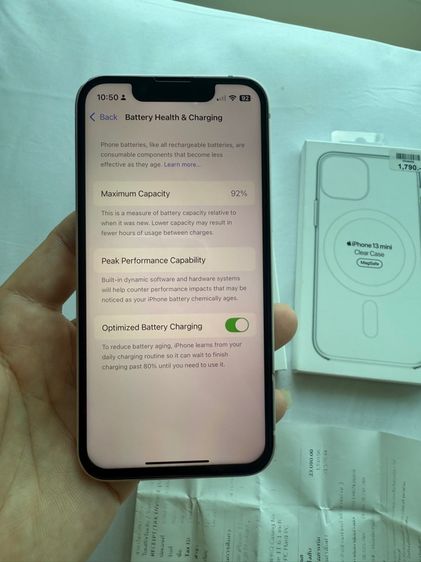 iphone 13 mini สีขาว 128gb  รูปที่ 2