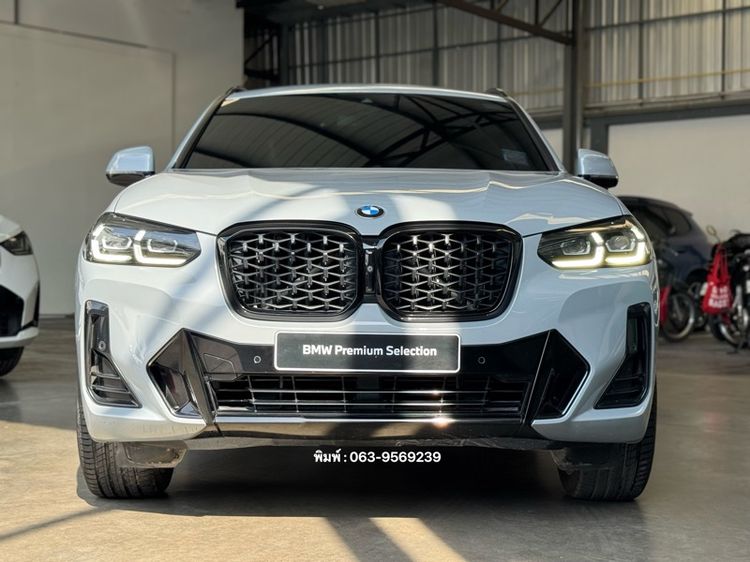 BMW X4 2022 2.0 xDrive20d M Sport 4WD Utility-car ดีเซล ไม่ติดแก๊ส เกียร์อัตโนมัติ เทา รูปที่ 2