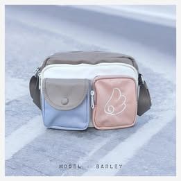มือ2-สภาพนางฟ้า กระเป๋า Filly Moowy รุ่น Barley (ชมพู-ฟ้า) รูปที่ 3