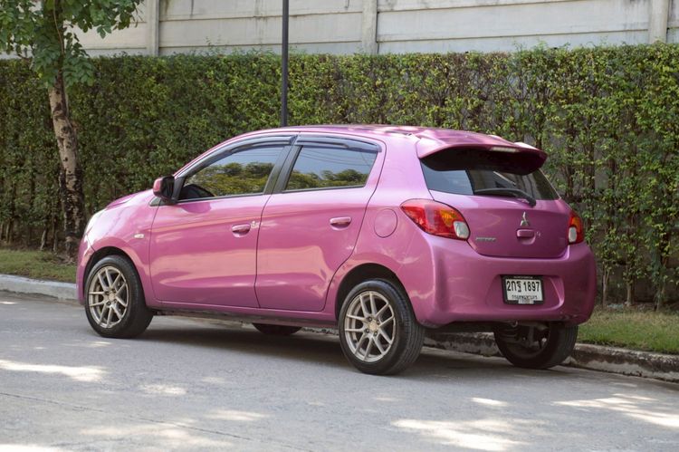 Mitsubishi Mirage 2013 1.2 GLS Limited Sedan เบนซิน เกียร์อัตโนมัติ ม่วง รูปที่ 4