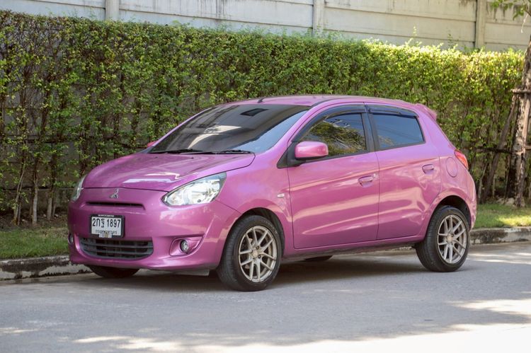 รถ Mitsubishi Mirage 1.2 GLS Limited สี ม่วง