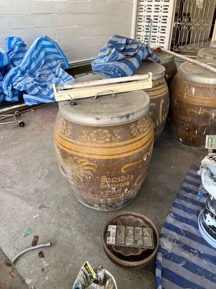 โอ่งมังกรราชบุรีแท้ 7 ใบ ขายเหมา รูปที่ 2