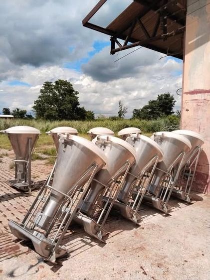 ถังอาหารหมู - สแตนเลส (ความจุ 60 กก.)