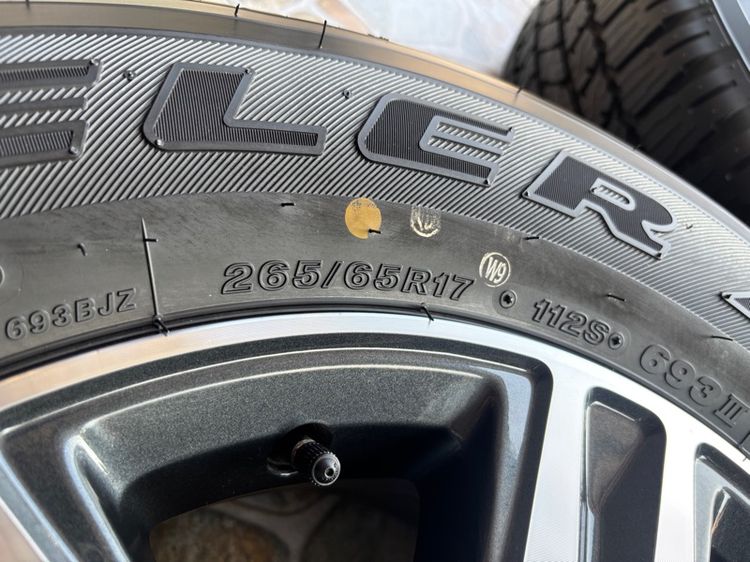ล้อ Toyota fortuner leader s bridgestone dueler at 693 lll 265-65-17 y4325 (ป้ายแดง) รูปที่ 6